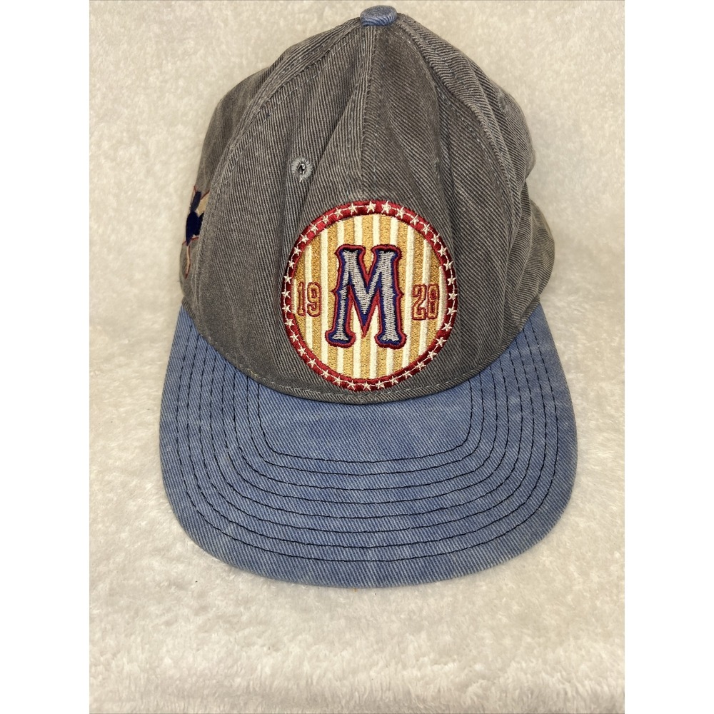 Unisex Mickey Mouse M 1928 Grey Blue OS Snapback Baseball Cap Hat USA